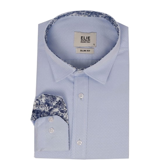 Elie Balleh Baby Blue Men's Button Down Shirt