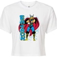 thumbnail image 3 of Marvel Thor - Fathor - Juniors Cropped Graphic T-Shirt, 3 of 5