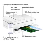 HP Envy 6552 Wireless All-in-One Color Photo Inkjet Printer, Scanner, Copier, 3mos Free Instant Ink