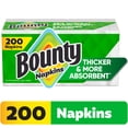 thumbnail image 2 of (2 pack) Bounty Paper Napkins, White, 200 Count, 2 of 11
