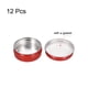 thumbnail image 3 of Latas Redondas Aluminio, Contenedores Tapa Metal con Tornillo Estaño 1oz / 30ml-rojo (12 piezas), 3 of 5