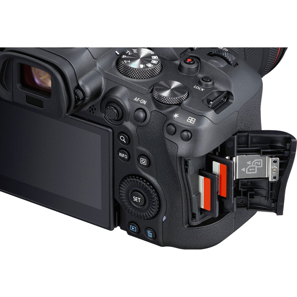Canon EOS R6 Mirrorless Digital Camera (Body Only) + EXT BATT