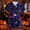 Cyan #020, variant on Halloween Scrub Tops for Women Bone Castle Print V-Neck Funny Medical Uniforms Bat Graphic Short Sleeve Scrub Shirts with Pockets L