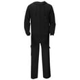 thumbnail image 5 of Miluxas Men Track Suits Sets Long Sleeve Full-zip Sweatsuit Active Jackets and Pants 2 Piece Outfits Black 12(XXL), 5 of 7