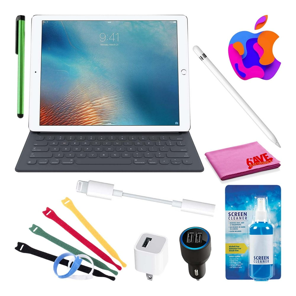 Apple 9.7" iPad Pro Smart Keyboard Bundle with 3.5mm Lightning Adapter