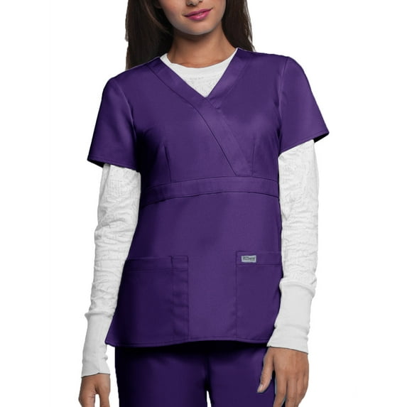 Grey's Anatomy Grey's Anatomy™ 3-Pocket Mock Wrap Top Scrub Top