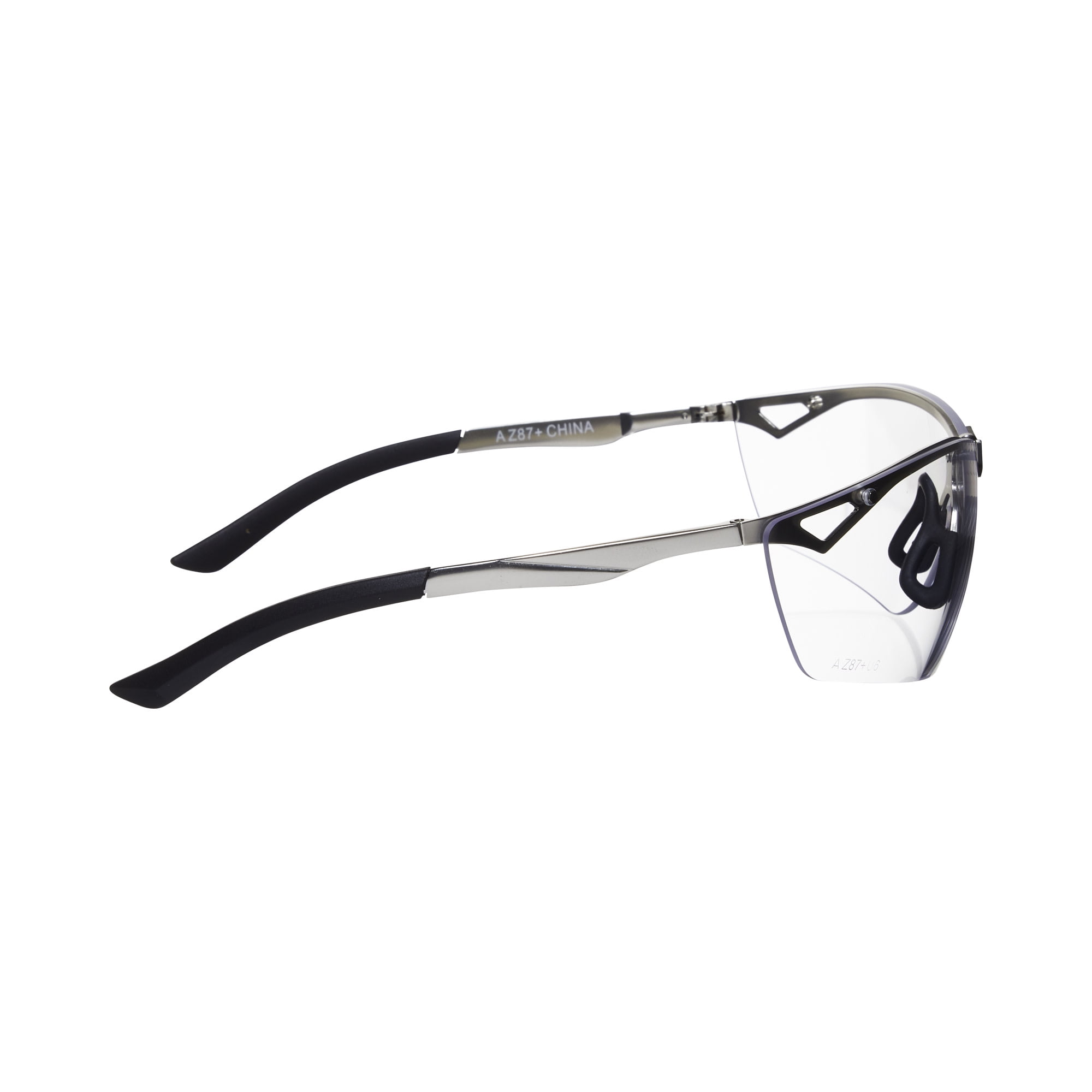Allen Company Trigger Metal Frame Shooting Safety Glasses, Clear Lenses, Ansi Z87.1+ & Ce Rated
