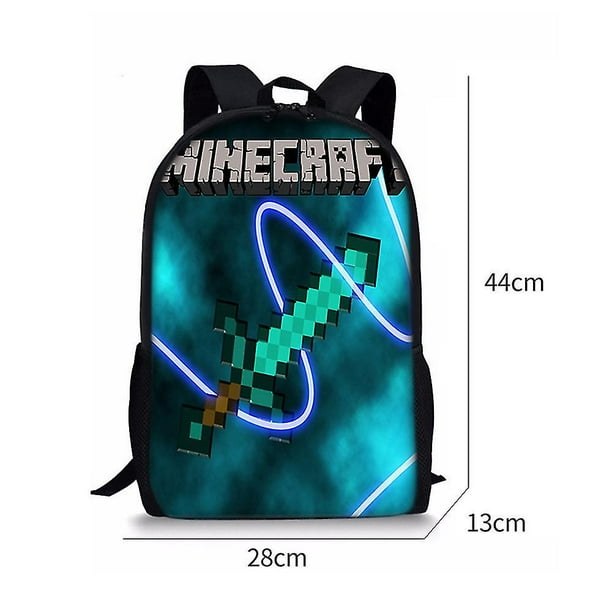 Minecraft Backpack Children Boy Girl School Bag Children Travel