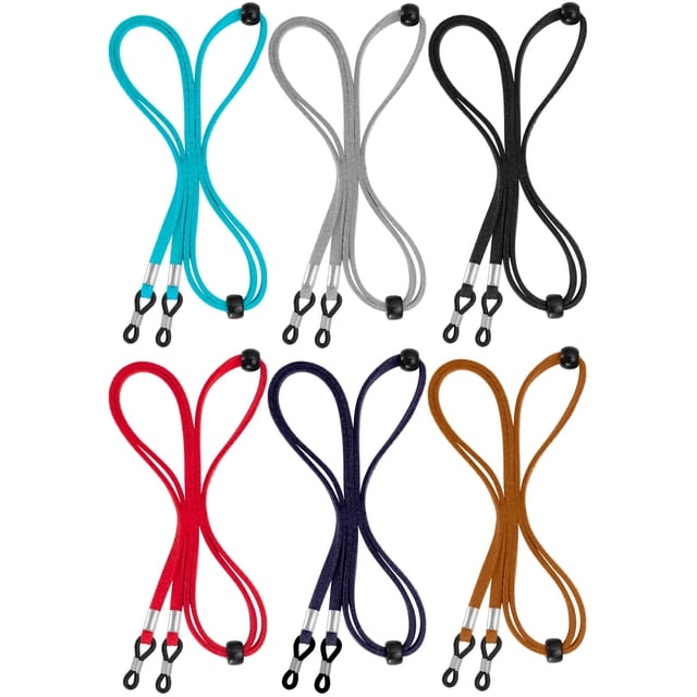 Correas ajustables de cuero BILIONE para anteojos, 6 unidades