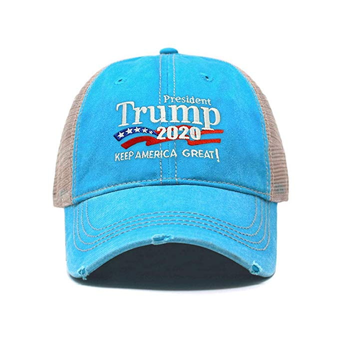 TC101WH ChoKoLids Trump 2020 Keep America Great Campaign Embroidered US Trucker 
