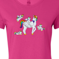 thumbnail image 4 of Inktastic Cute Unicorn Family Women's T-Shirt, 4 of 5