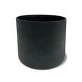 thumbnail image 2 of Acerra Cylinder Planter, 13" x 11.5"H Black, 2 Pack, 2 of 5