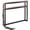 Black, variant on Behind-the-Sofa Long and Narrow Console Table with USB Port and Outlet