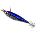 thumbnail image 3 of Señuelo Pesca Luminoso Anzuelos Calamar Anzuelo Artificial Cebos Jigging () Azul, 3 of 4