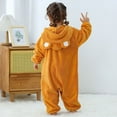 thumbnail image 6 of Rhuody Toddler Romper Girl 1-2 Years Long Sleeve Romper And Jumpsuit Playwear Hooded Sleeper Outfit For Toddlers And Kids All Day Home Wear Attire Adorale Onesies Soft Yellow, 6 of 8