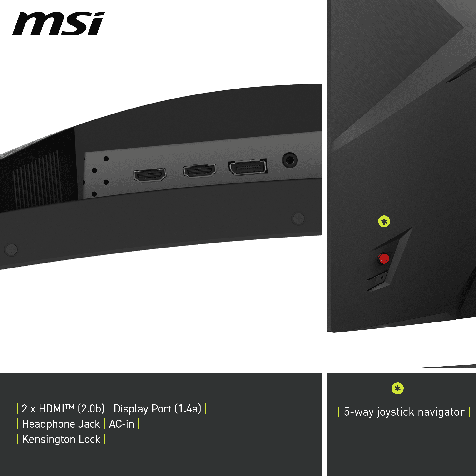 MSI, Gaming Monitor, MAG 321CQF E18W, 31.5 inch curved WQHD