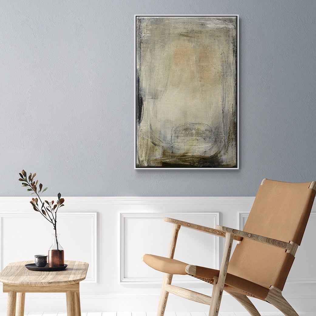 This is the Picture Framed Premium Gallery Wrapped Canvas - Ready to Hang - 25 x 37 - White Floating Frame