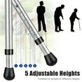 thumbnail image 6 of Spaco Lightweight Adjustable Folding Cane Seat with Light-Blue, Walkers for Seniors with Seat, 6 of 9