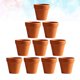 thumbnail image 2 of 20 macetas de terracota rojas con agujero para cactus y suculentas (3 x 3 cm), 2 of 6