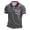 Grey, variant on Men's England Flag Polo Shirt – Union Jack Print Short Sleeve Button Down Collared Shirt – Casual Business Top for UK National Day, Sports & Celebration – Sizes S-XXXXXL