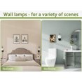 thumbnail image 4 of Homechoose Wall Sconces Set of Two,Plug in Wall Lights with Dimmable Knob Switch, Brushed Brass, Milky White Glass Globe Shade,Wall Lamps for Bedroom, Living Room,Hallway,Wall Decor, 4 of 20