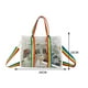 thumbnail image 3 of Bolso De Hombro Bolso de hombro transparente de PVC cruzados de gran capacidad para viajes (Blanco), 3 of 5