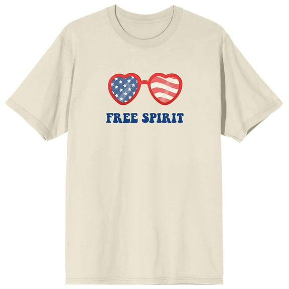 Americana Free Spirit Men's Natural T-Shirt-XXL