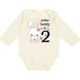 thumbnail image 3 of Inktastic Somebunny is Two-second Birthday Bunny Boys or Girls Long Sleeve Baby Bodysuit, 3 of 5