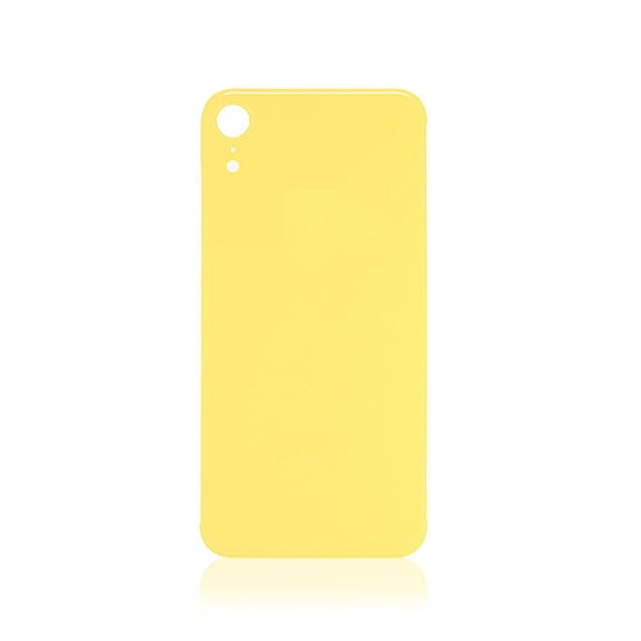 Replacement Back Cover Glass Compatible For iPhone XR (No Logo) (Yellow)