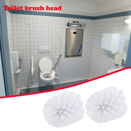 TIHLMK Clearance Bathroom toilet brush head accessories high-end toilet brush head 2PC