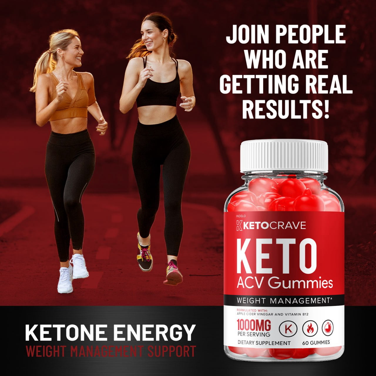 (2 Pack) Keto Crave Keto ACV Gummies - Apple Cider Vinegar Supplement for Weight Loss - Dietary Supplement for Weight Management & Metabolism - (120 Gummies)