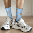 thumbnail image 6 of Haiem Cute Cartoon Corgi Pattern Crew Socks – Soft & Durable Moisture-wicking Socks, Stay-Up Fit for Business, Work, and Casual Wear Size 5-11, 6 of 6