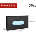 thumbnail image 5 of 2pcs Car Tissue Holder Car Tissue Box Leather Car Visor Mask Holder Tissue Paper Storage Case, 5 of 5