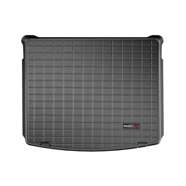 Weathertech Cargo Area Liner 401044 Direct Fit; Raised Edges; Black; Custom Blended TPO Thermopolyolefin; Non-Skid; To Back Of 2nd Seat