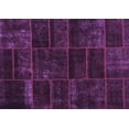 thumbnail image 1 of Ahgly Company Indoor Rectangle Abstract Purple Contemporary Area Rugs, 5' x 8', 1 of 4