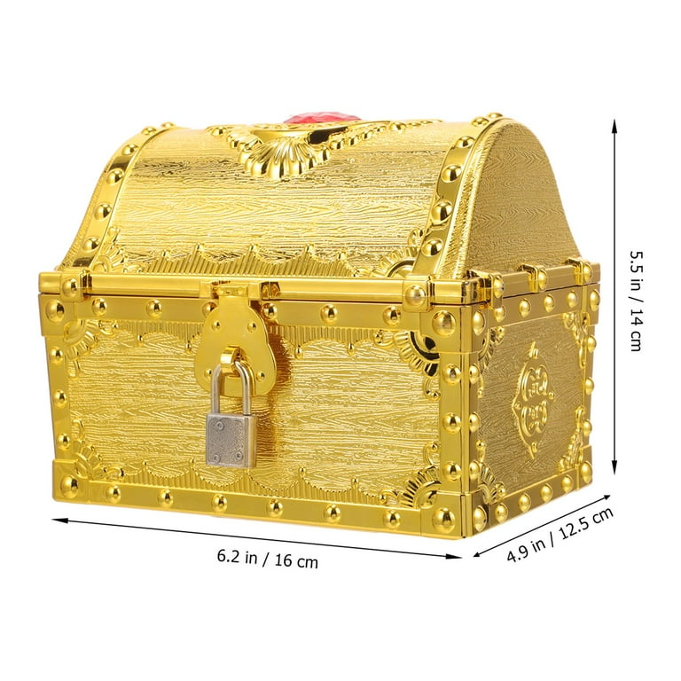 Amazon.com: Pongnas Wooden Storage Chest, Treasure Chest