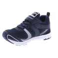 thumbnail image 4 of Zapatos TSUKIHOSHI VELOCITY Kids con cierre de correa azul marino/plateado 10.5, 4 of 7