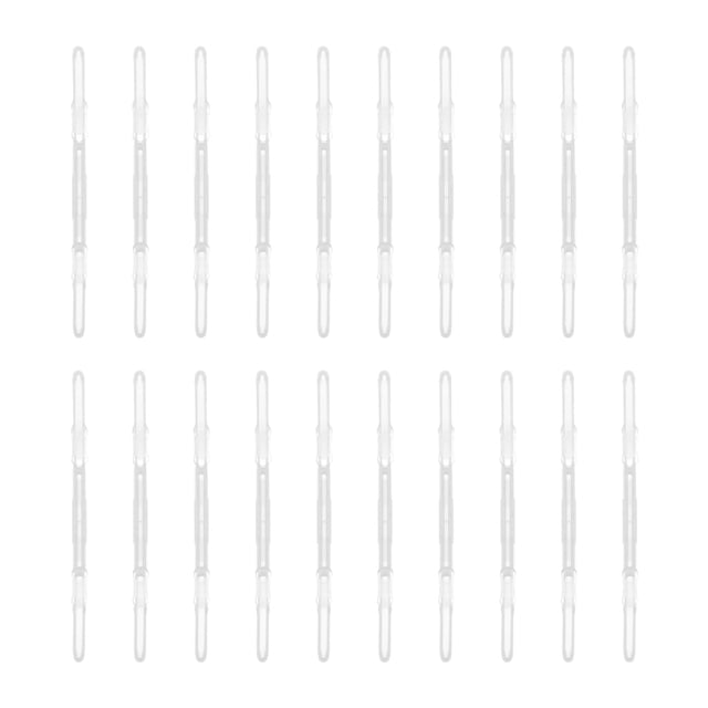 MasteelfCA 20PCS Multi-functional Binder Clip Plastic Paper Fasten Bookbinding Clips