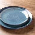 thumbnail image 3 of Ceramic Dinnerware Sets for 4, 12 Pieces Handpainted Plates and Bowls Set, Scratch Resistant Stoneware Dishes Set, Dishwasher & Microwave Safe, Ceylon Blue, 3 of 6