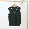 thumbnail image 2 of Children's Knitted Vests for Primary School Boys Girls Spring Autumn Winter, 2 of 9