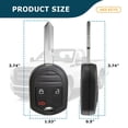 thumbnail image 4 of AKS KEYS Replacement for Ford 2007-2020 Key Fob 3B FCC# CWTWB1U793, 4 of 6
