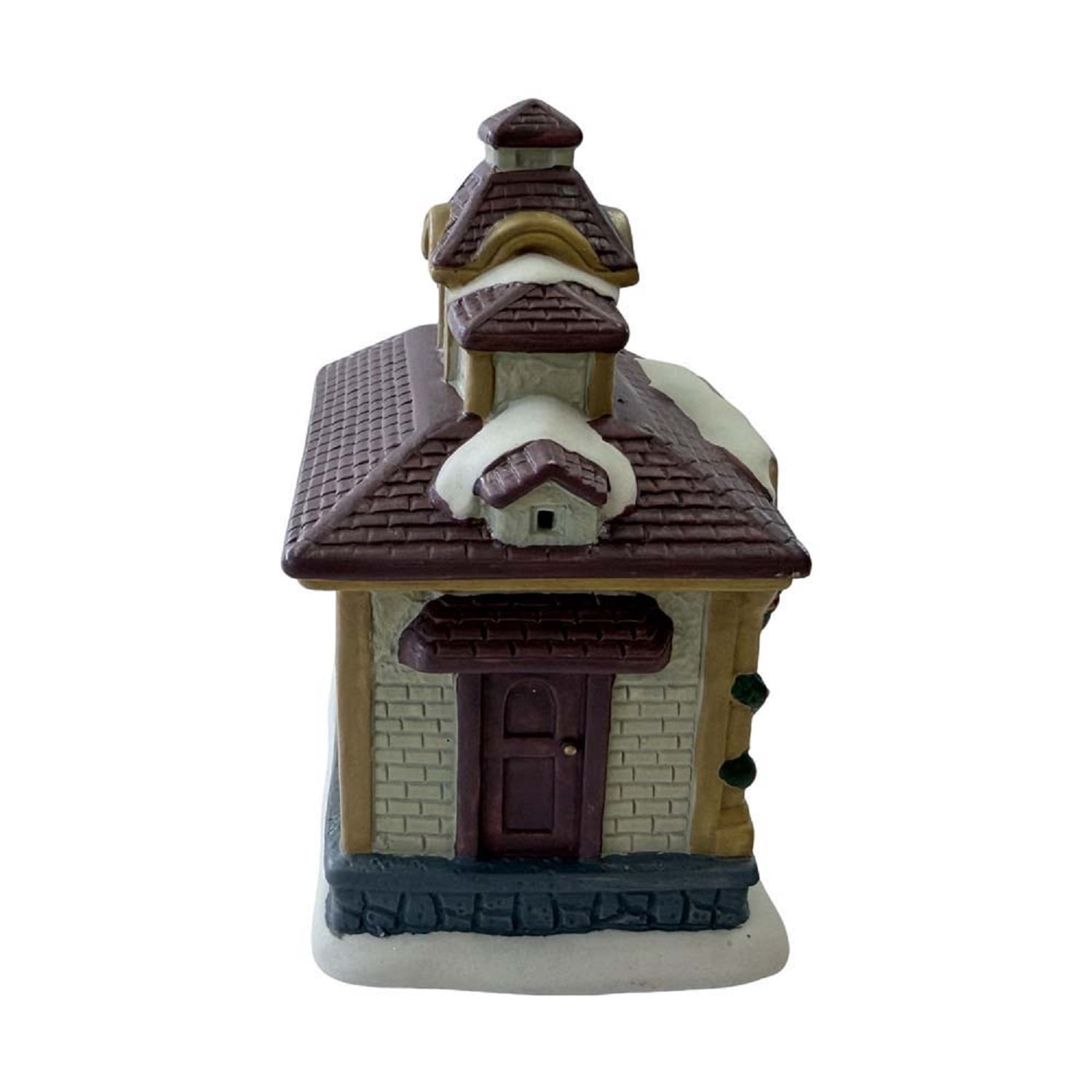 Porcelain Train Station Mini Christmas Village Building, Multicolor, 4", by Holiday Time