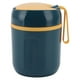 thumbnail image 2 of Recipiente térmico para alimentos Nikou de acero inoxidable 304 480 ml color azul, 2 of 15