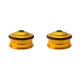 thumbnail image 3 of Greeniant Auriculares prácticos para bicicleta de 44MM, rodamientos, aleación de aluminio resistente al desgaste, accesorios multicolores para ciclismo Oro 2piezas Greeniant CBP198640, 3 of 6