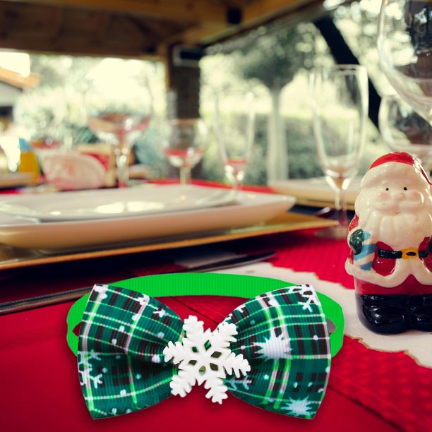 Pajarita para gatos Pajarita para cuello Pajarita festiva para fiestas con diseño estampado Banda suave tejida con textura