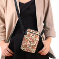 thumbnail image 4 of HELLHERO Melon-Love-Capybara Double-layer Crossbody Bags Adjustable Shoulder Strap for Travel, 4 of 7