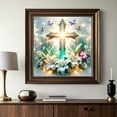 thumbnail image 3 of Cross Diamond Art Kits for Adults,Christ Religious Cross Diamond Painting Kits for Beginners,DIY Full Drill Diamond Dots Gem Art and Crafts Home Wall Decor 12x12 inch, 3 of 7