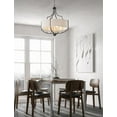 thumbnail image 2 of Maxim 25285WLBZAB 31 in. Savant 8 Light Bronze & Antique Brass Chandelier Ceiling Light, 2 of 6