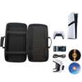 thumbnail image 2 of Hard Shell Carrying Case for PS5 Pro Digital/Disc Edition Console,Travel Shockproof Protective Storage Bag for Dual Controllers/Handheld/Console and Game Accessories, 2 of 7