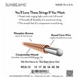 thumbnail image 3 of DR Strings RCA-13 Sunbeam Phosphor Bronze Medium Acoustic 13-56, 3 of 3